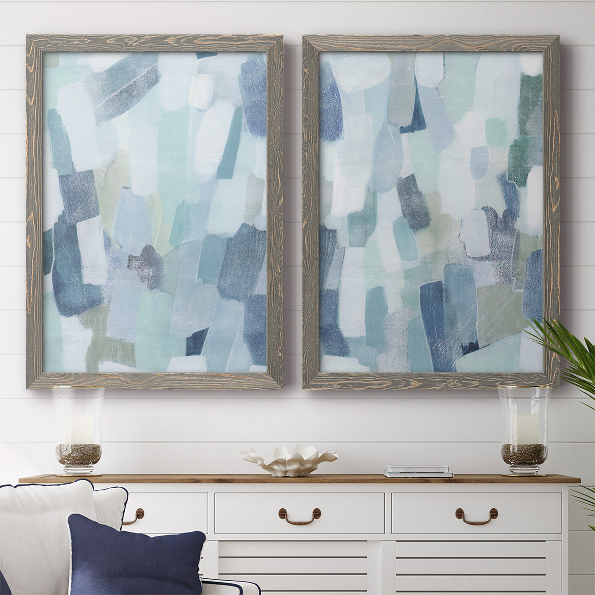 Dusky Gale I - Premium Framed Canvas 2 Piece Set - Ready to Hang