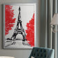 Day in Paris II - Modern Framed Canvas Print