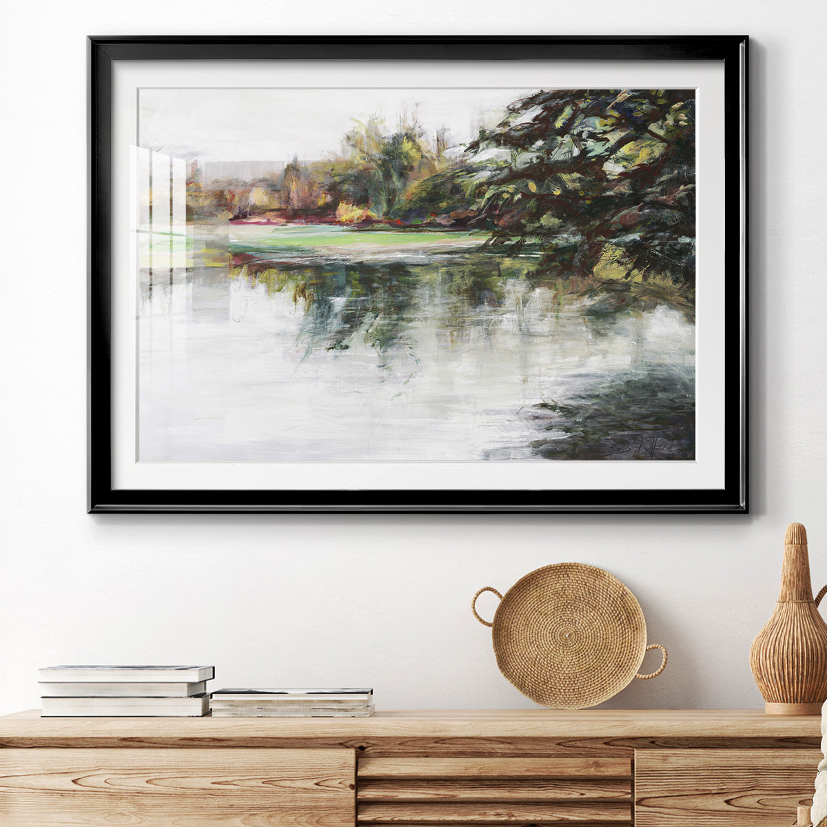 Upon Reflection Premium Framed Print - Ready to Hang