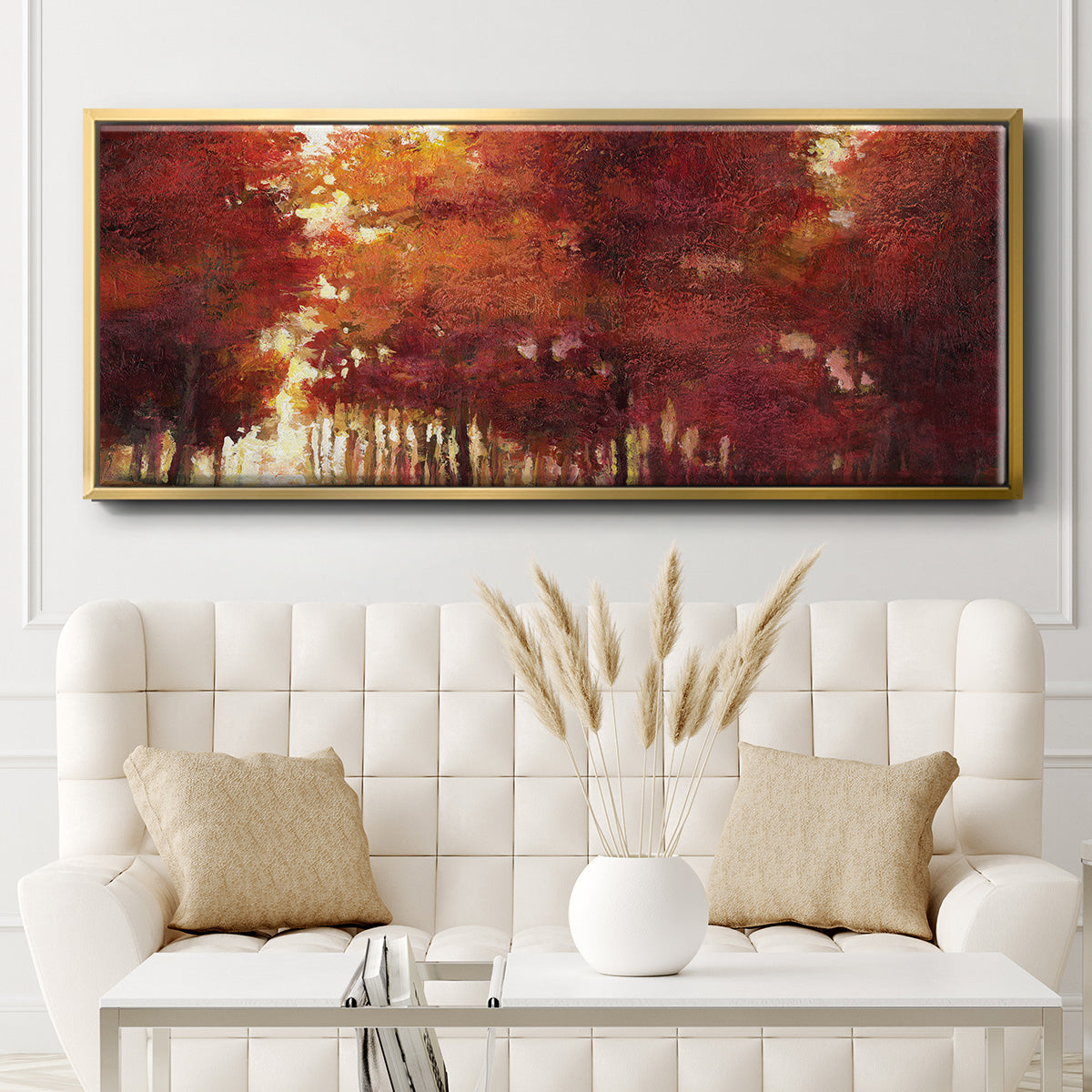 Afternoon Light - Floater Framed Canvas Print