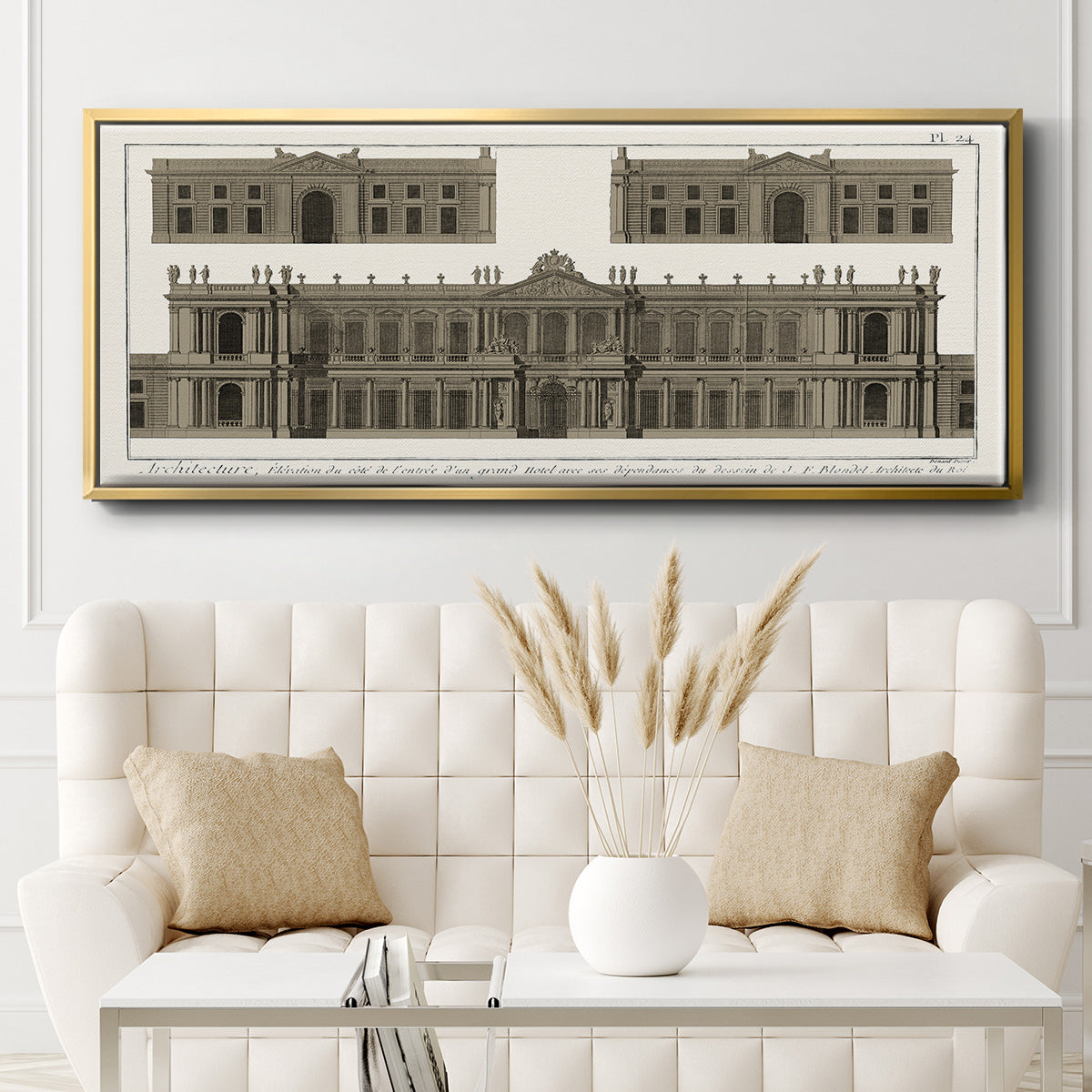 Buildings & Facades I - Floater Framed Canvas Print