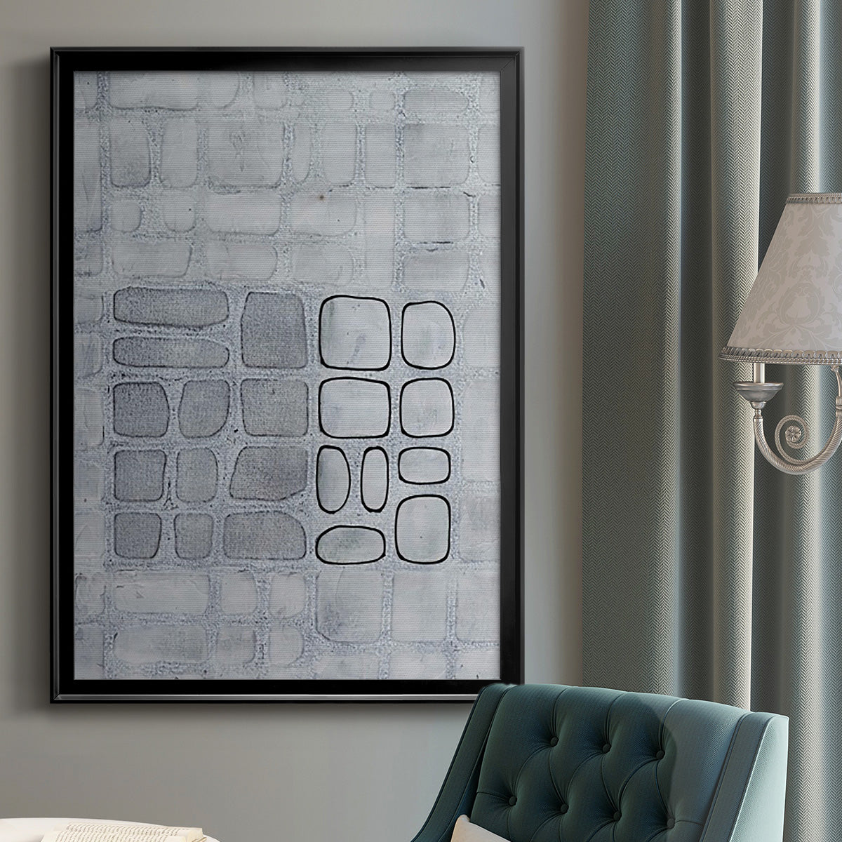 Lumen Colour II - Modern Framed Canvas Print