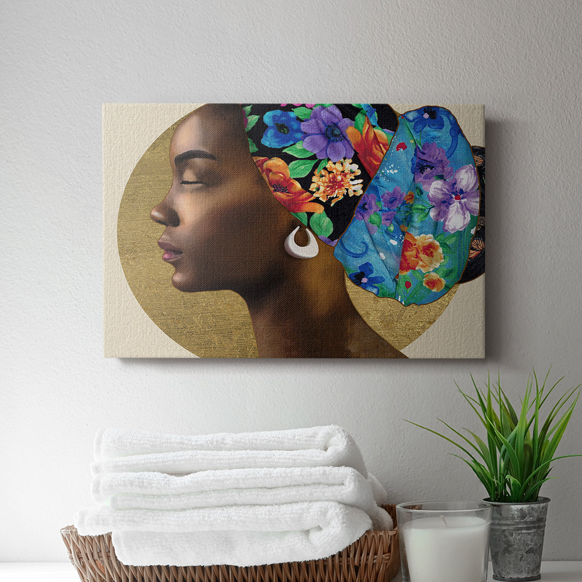 Golden Lady II - Canvas Art Print