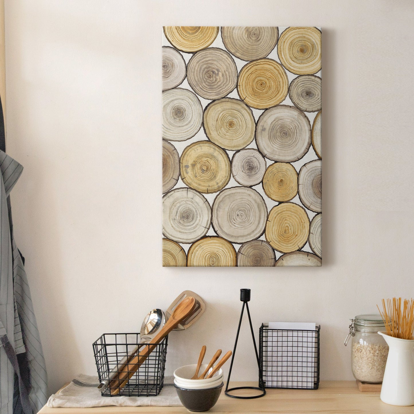 Tree Ring Study II Premium Gallery Wrapped Canvas - Ready to Hang