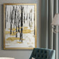 Gilded Winter I - Modern Framed Canvas Print