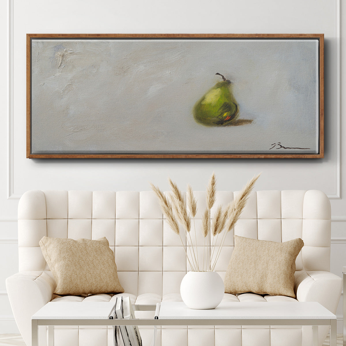 Prickless Pear - Floater Framed Canvas Print