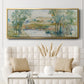 Trees on the Creek I - Floater Framed Canvas Print