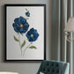 Blue Poppies - Modern Framed Canvas Print