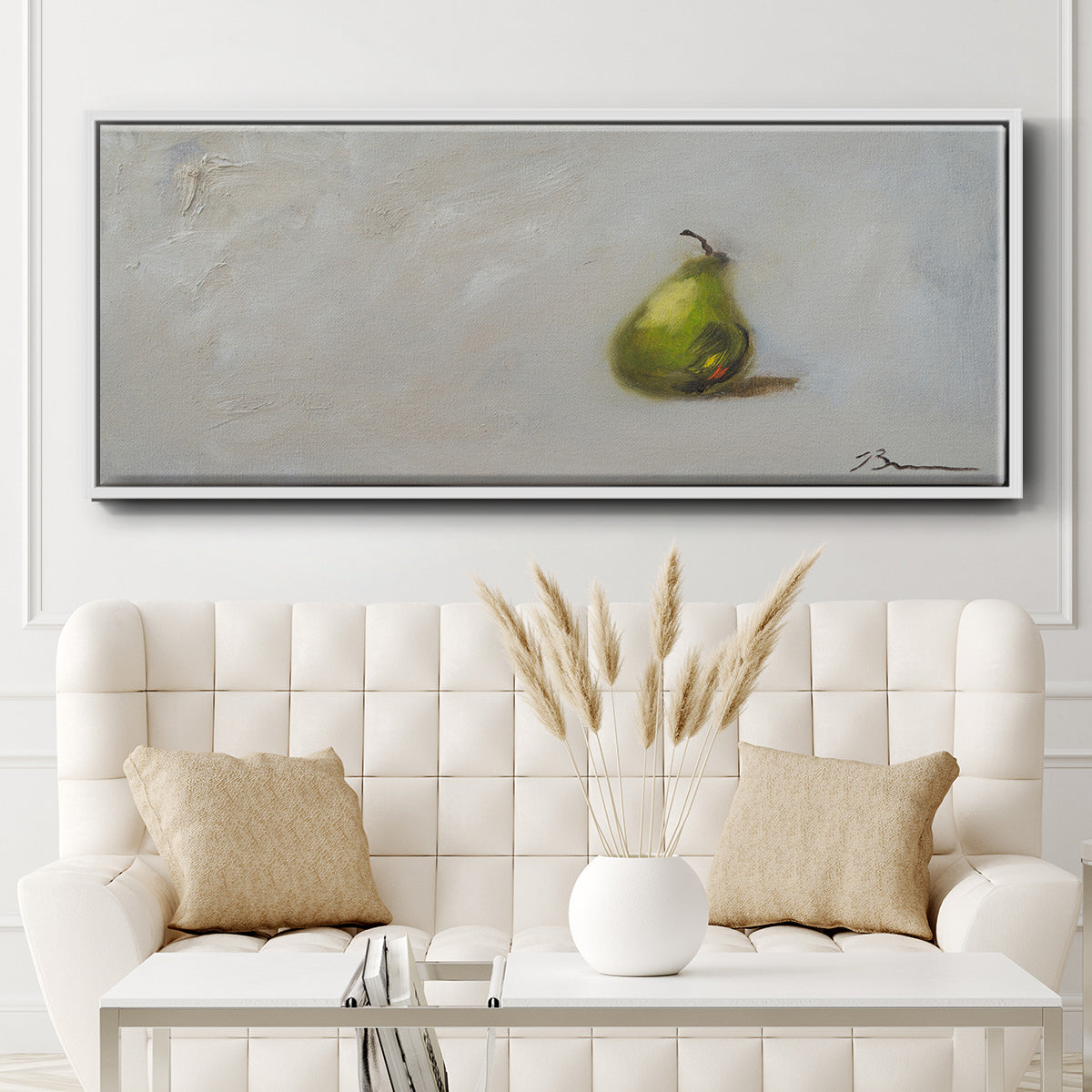 Prickless Pear - Floater Framed Canvas Print