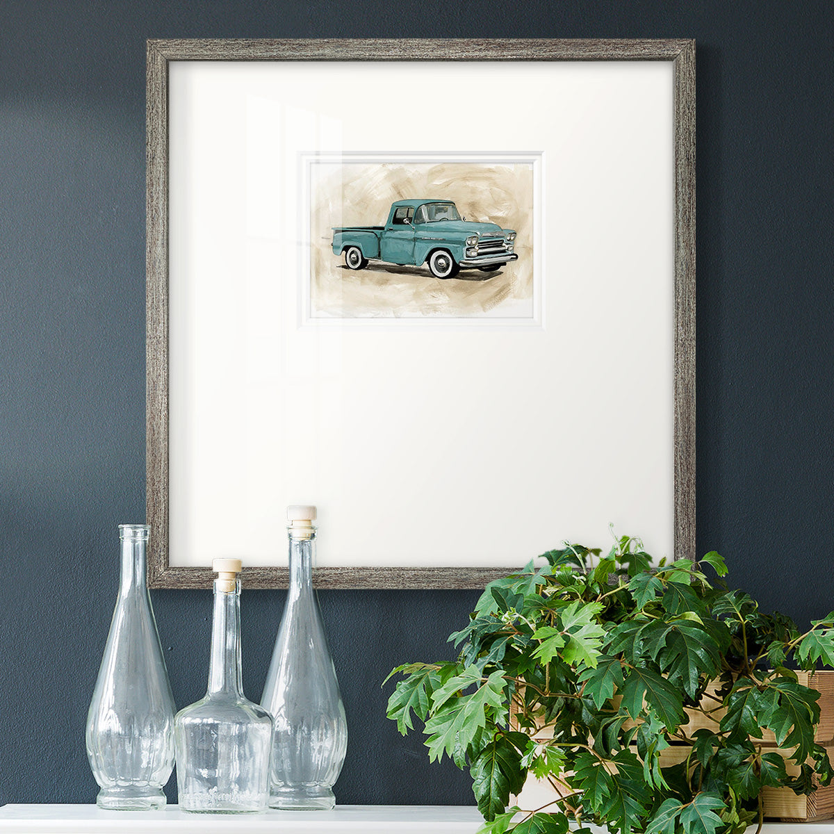 Pickup III Premium Framed Print Double Matboard