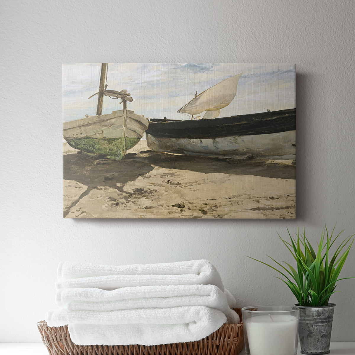 Vintage Boat XXVI - Canvas Art Print