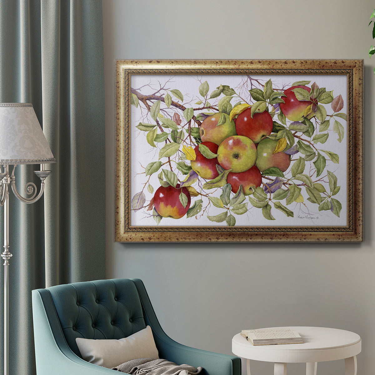 Apples Premium Framed Canvas- Ready to Hang