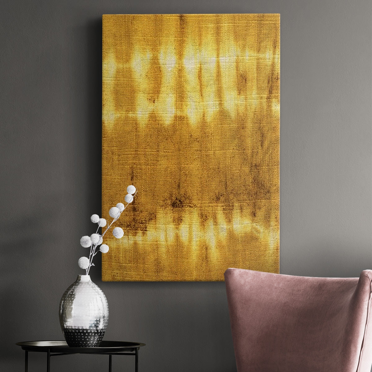 Turmeric Sunrise IV Premium Gallery Wrapped Canvas - Ready to Hang