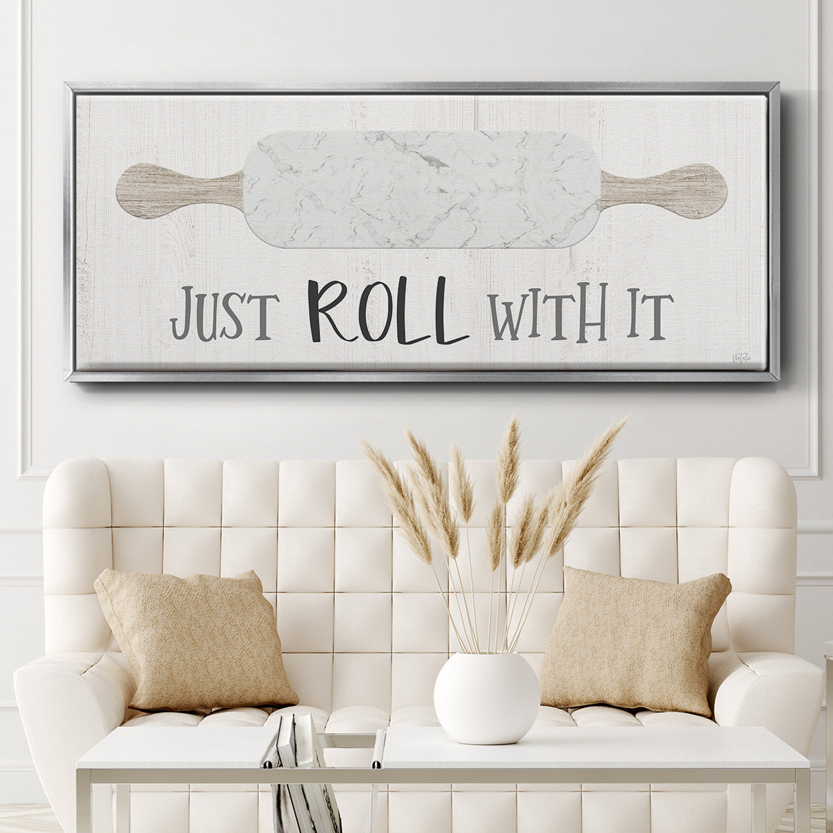 Roll With It - Floater Framed Canvas Print