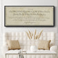 Manuscript Sampler V - Floater Framed Canvas Print