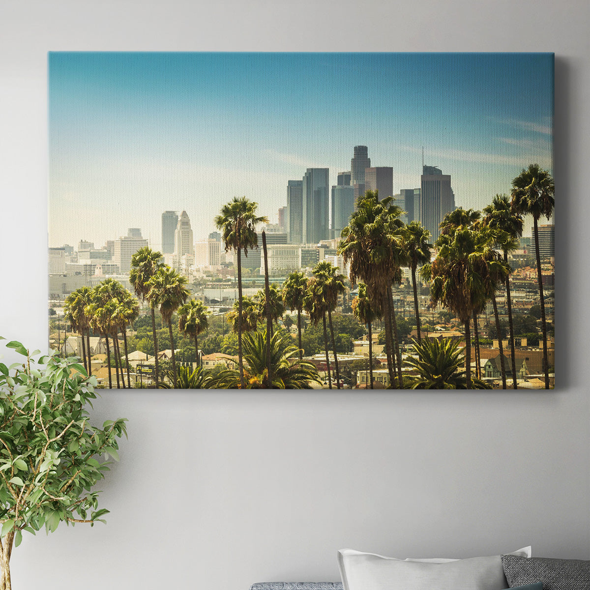 Downtown Los Angeles II Premium Gallery Wrapped Canvas - Ready to Hang