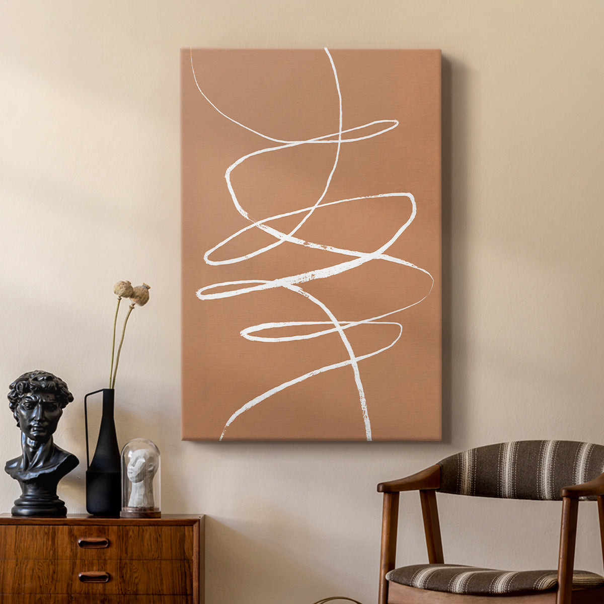 Terracotta Drift II - Canvas Art Print