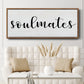 Soulmates - Floater Framed Canvas Print