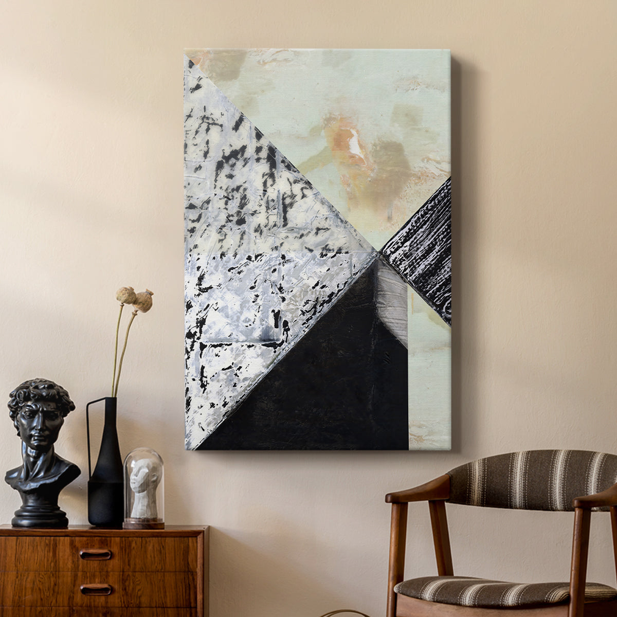 Tiles & Texture Abstract Angles I - Canvas Art Print