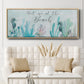 Seahorses and Coral - Floater Framed Canvas Print