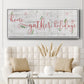 Holidays Gather - Floater Framed Canvas Print