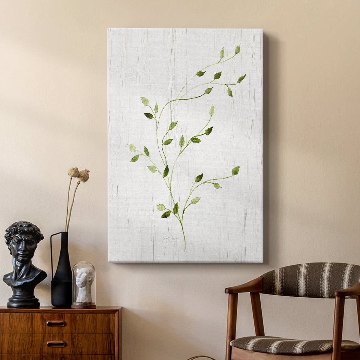 Windblown Leaves I - Canvas Art Print