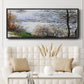 The Banks of the Seine, Ile de la Grande - Floater Framed Canvas Print
