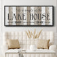 Simple at the Lake House - Floater Framed Canvas Print