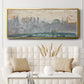 Winter Landscape with Evening Sky, 1870 - Floater Framed Canvas Print