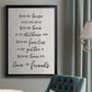 Love and Friends - Modern Framed Canvas Print