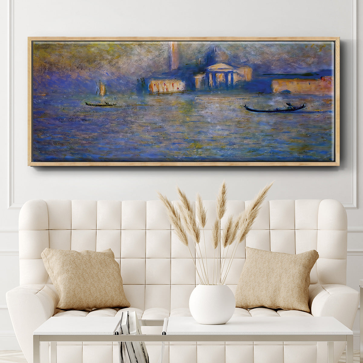 San Giorgio Maggiore, Twilight, 1908 - Floater Framed Canvas Print