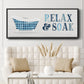 Relax and Soak - Floater Framed Canvas Print