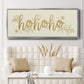 Golden HoHoHo - Floater Framed Canvas Print