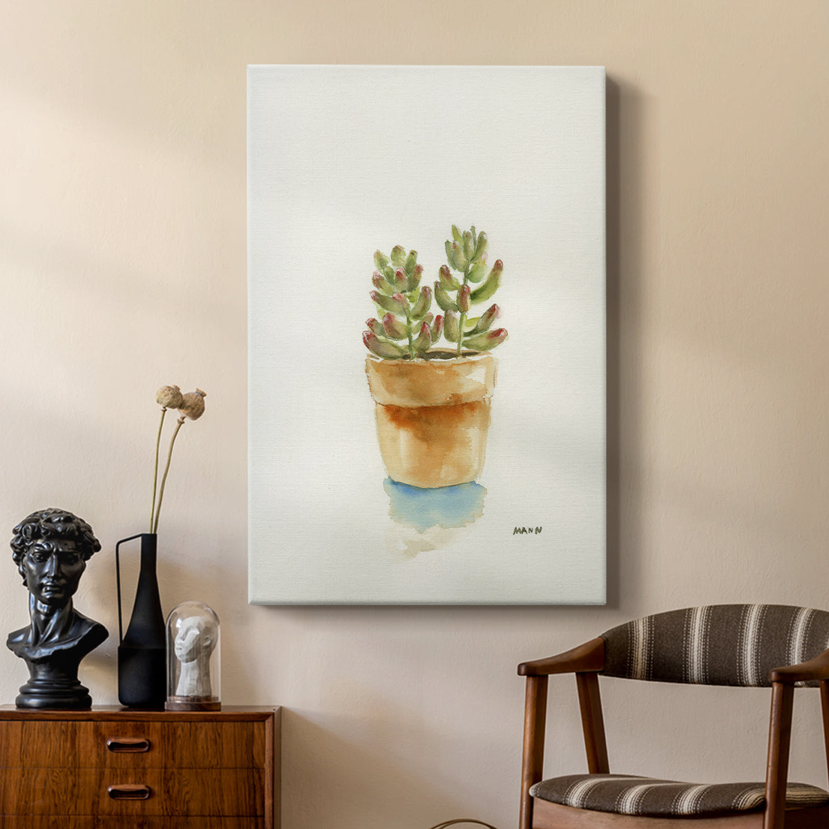 Succulent III - Canvas Art Print