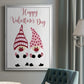 Valentines Gnomes - Modern Framed Canvas Print