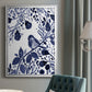 Indigo Song II - Modern Framed Canvas Print