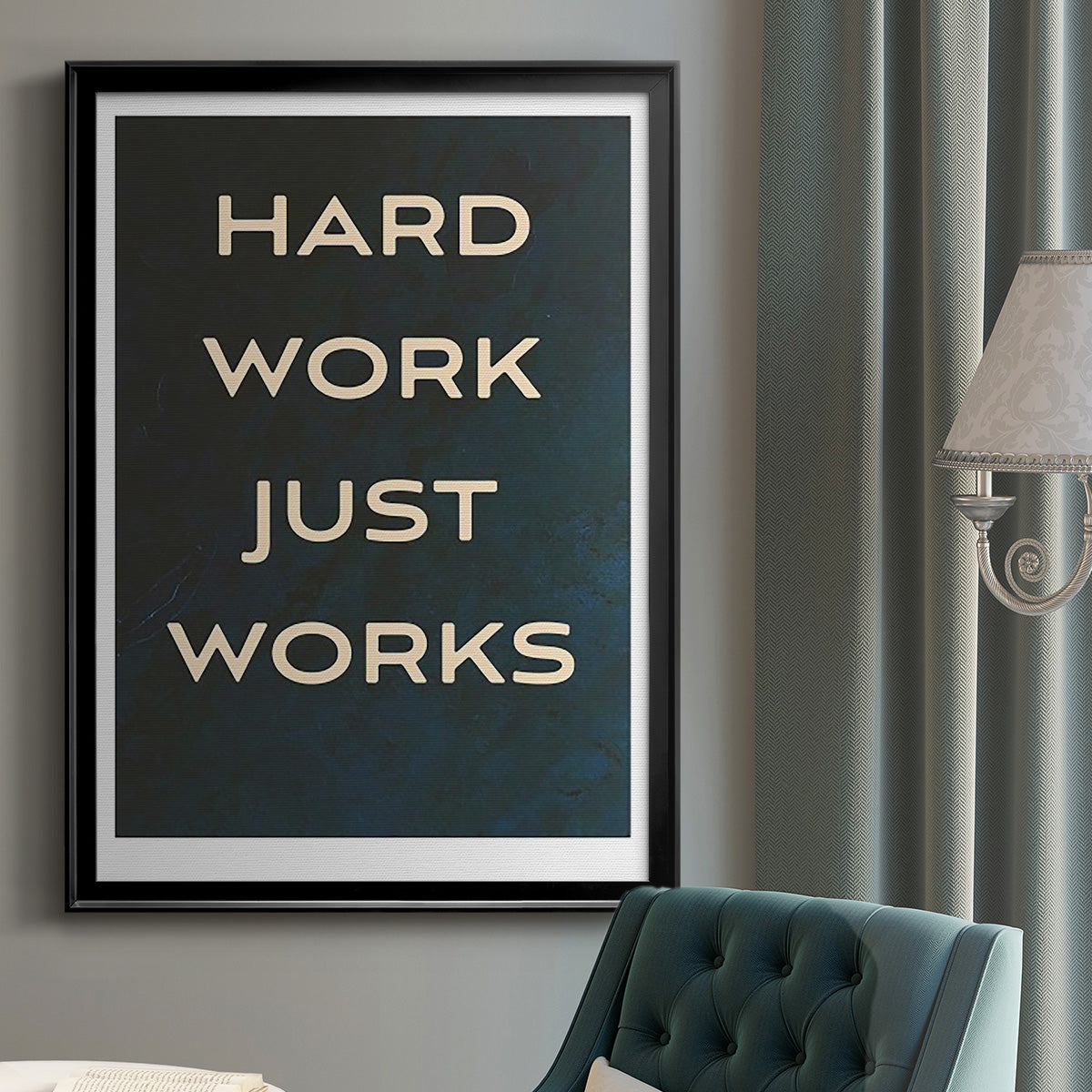 Bro-Inspo I - Modern Framed Canvas Print