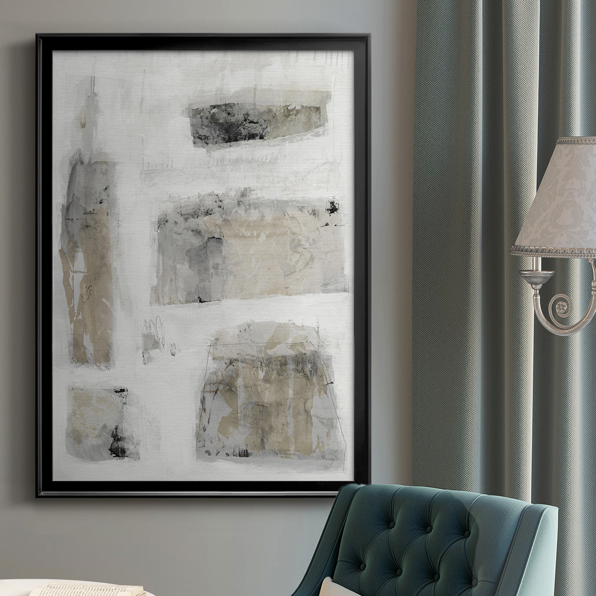 A Simple Love II - Modern Framed Canvas Print