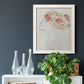 Fashion Floral Silhouette II - Barnwood Framed Canvas Print