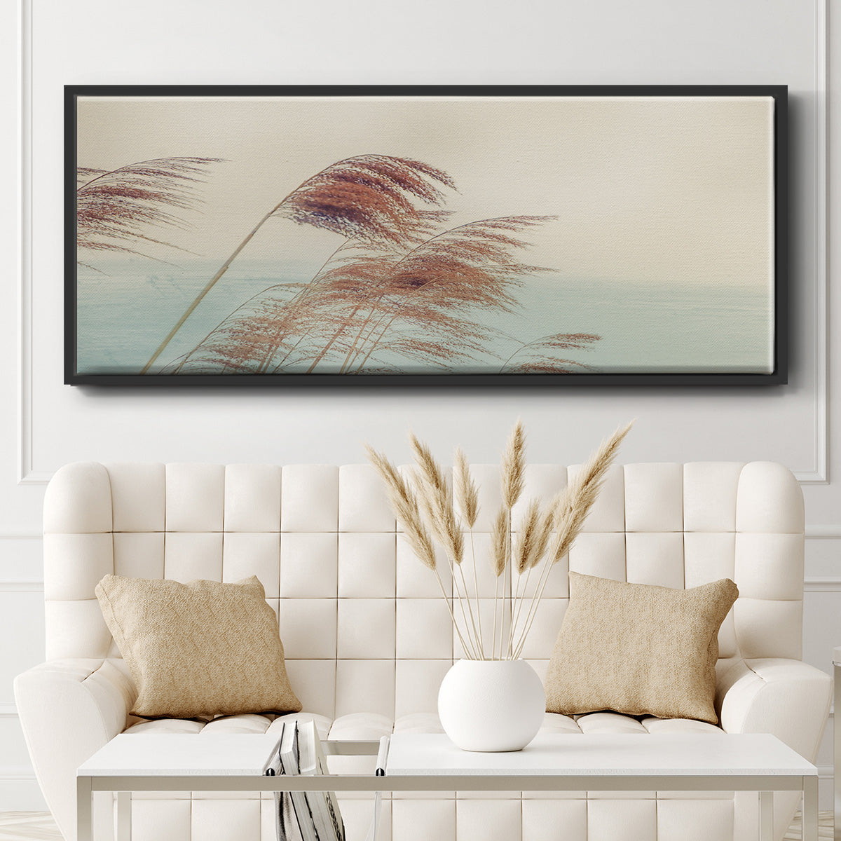 Windy I - Floater Framed Canvas Print