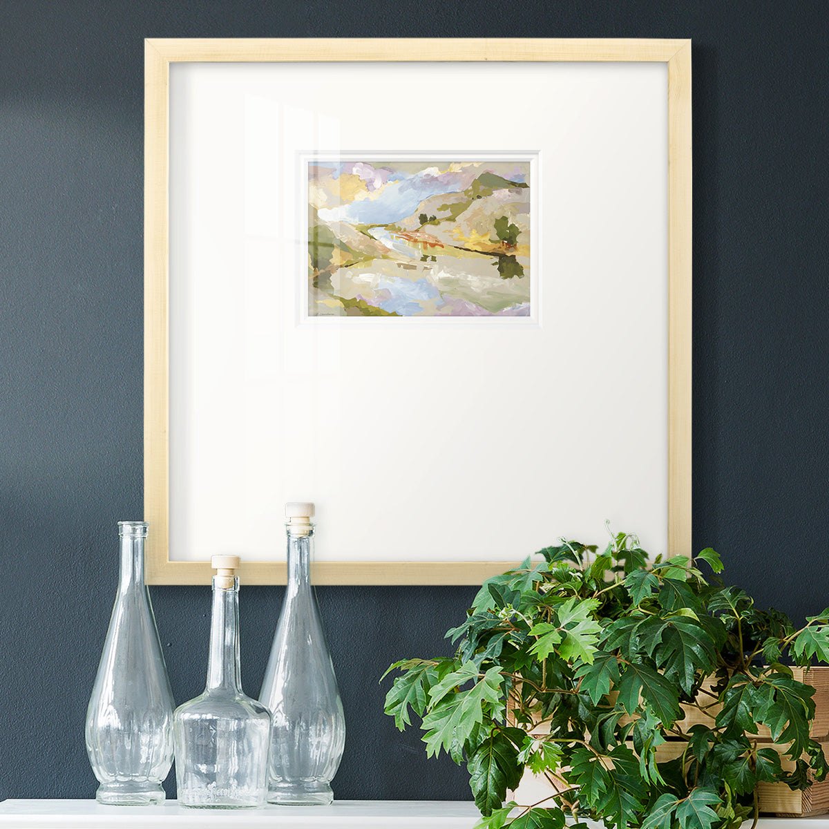 Uplands II- Premium Framed Print Double Matboard