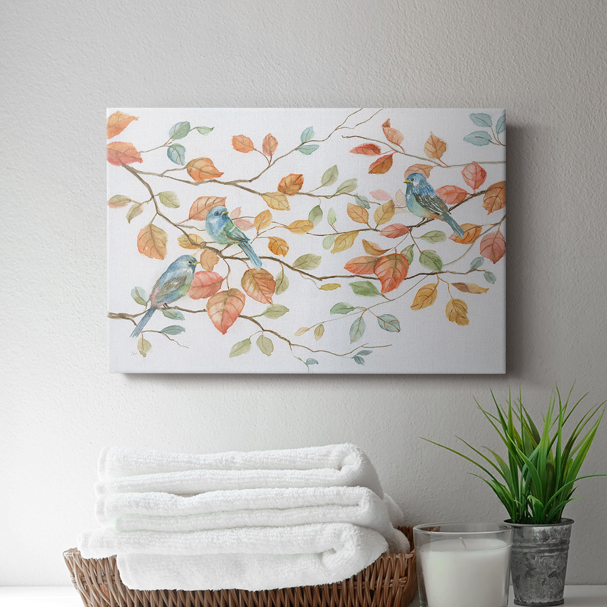 Bird Trio - Canvas Art Print
