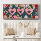 Sweet Hearts Collection D - Floater Framed Canvas Print
