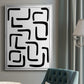 Shuffle III - Modern Framed Canvas Print