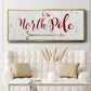 North Pole - Floater Framed Canvas Print