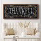 Be Thankful - Floater Framed Canvas Print