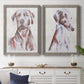 Sitting Dog I - Premium Framed Canvas 2 Piece Set - Ready to Hang