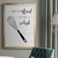 Take A Whisk - Modern Framed Canvas Print