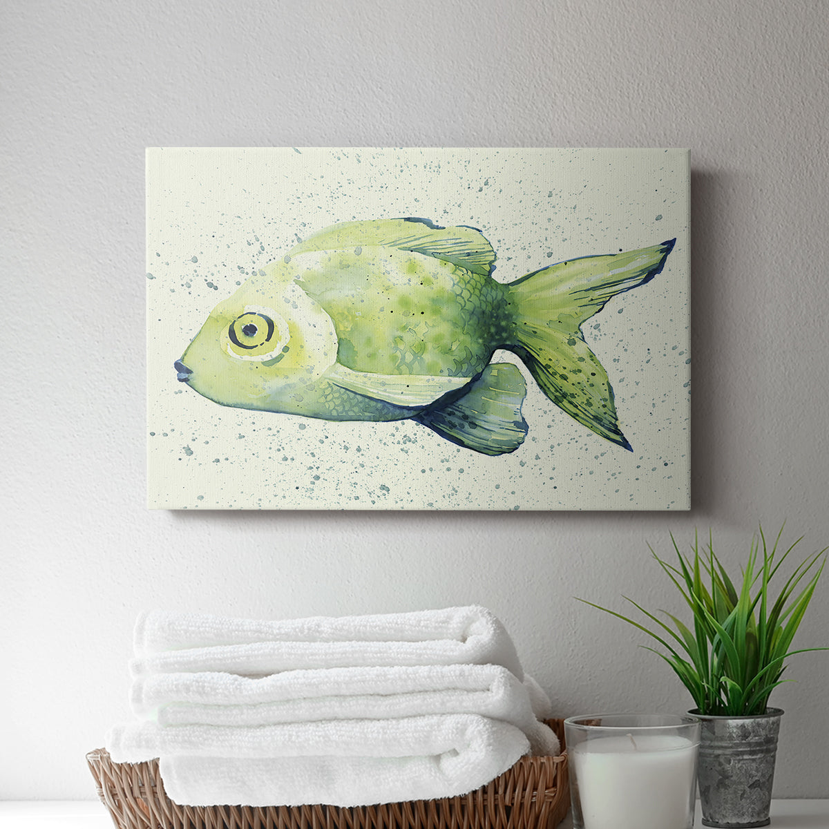 Speckled Freshwater Fish I - Canvas Art Print