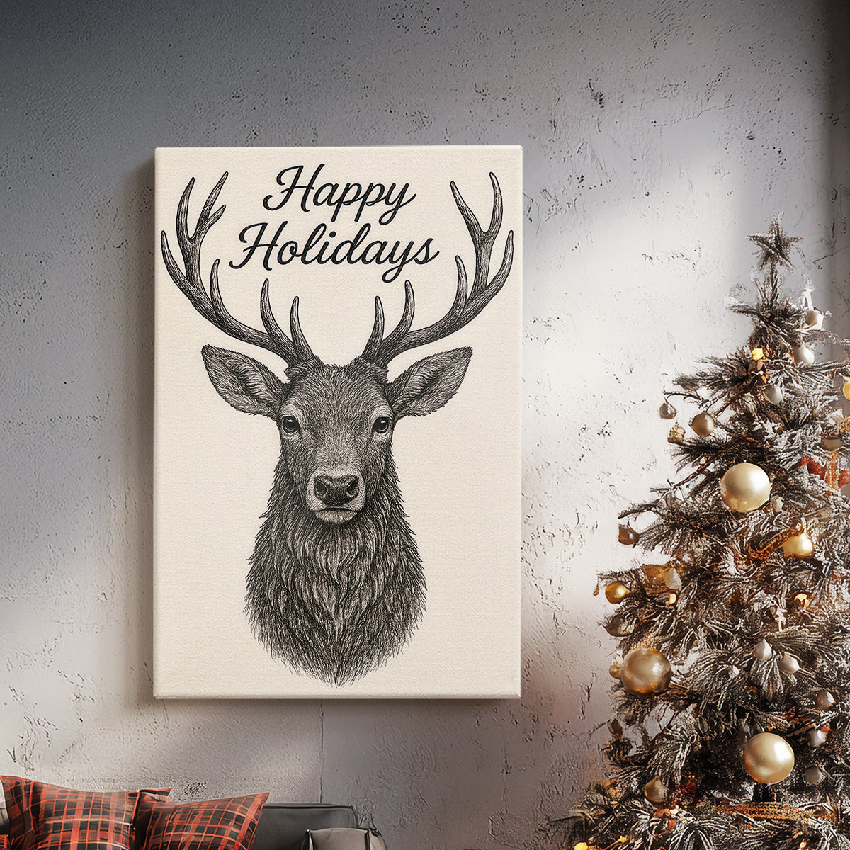 Night of Pearled Carol - Canvas Art Print